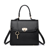 Women's Solid-Colored Casual Large-Capacity Handbag Crossbody Bag